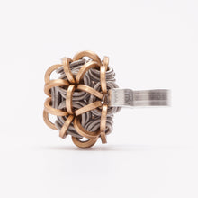 Load image into Gallery viewer, Anello RIng Mezza Sfera Ottone Brass Brengola
