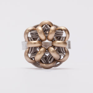 Anello Rings Zazà Acciaio Steel Ottone Brass Brengola 