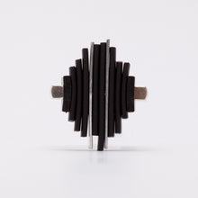 Load image into Gallery viewer, Anello Ring Acciaio Stell Silicone Nero Black  Brengola
