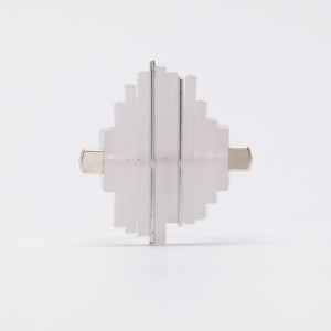 Anello Ring Acciaio Stell Silicone Bianco White Brengola