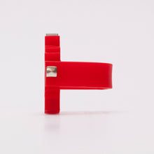 Load image into Gallery viewer, Anello Ring Acciaio Stell Silicone Rosso Red Brengola
