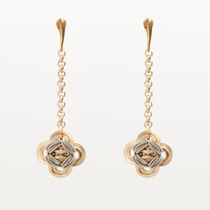 Orecchini Earrings Quadrilobo Ottone Brass Brengpla